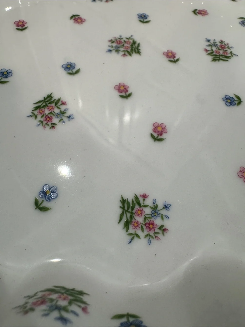 Vintage Petite Fleur by Andrea Sadek Quiche Tart Pan Oven To Table Cookware